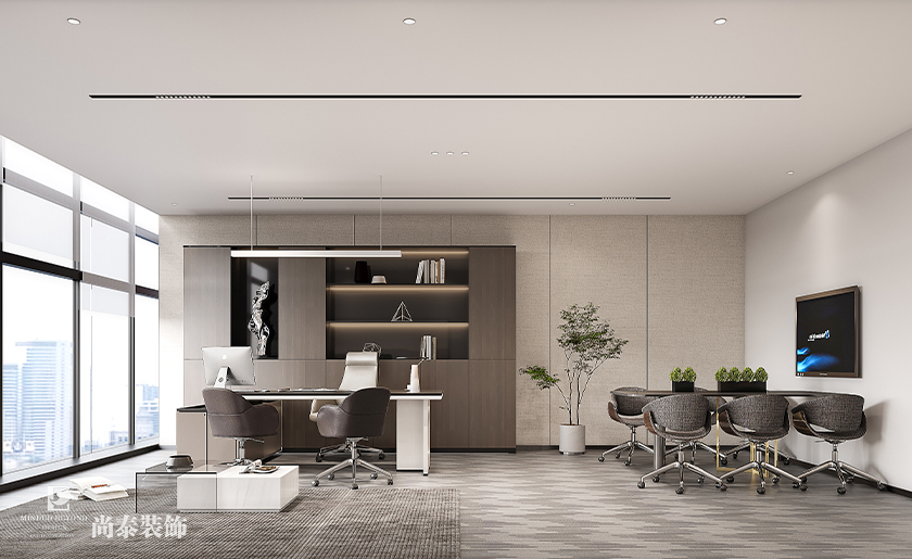 深圳龍華華南數(shù)字谷1200平米智能科技公司辦公室裝修設(shè)計(jì)案例