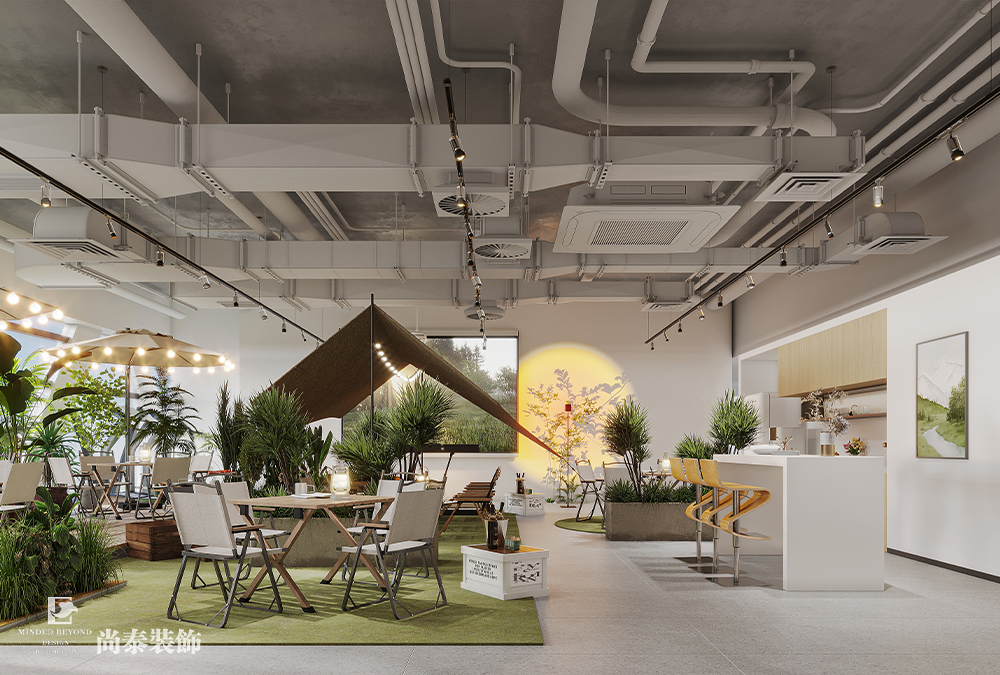 深圳龍華華南數(shù)字谷1200平米智能科技公司辦公室裝修設(shè)計(jì)案例