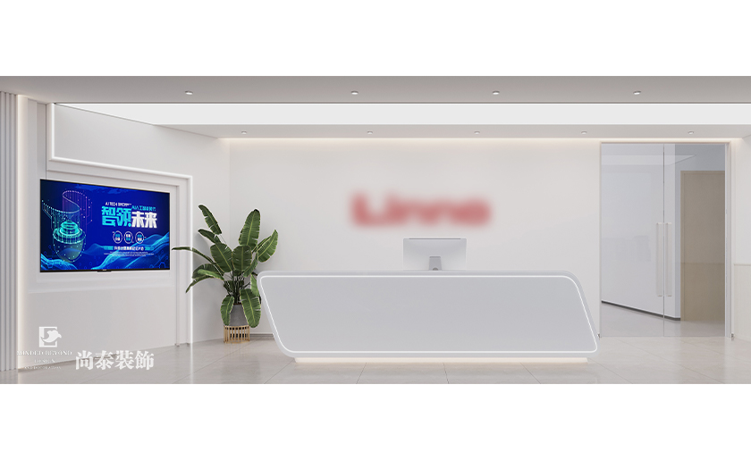 深圳南山萬融大廈700平米汽車用品公司辦公室裝修設計案例