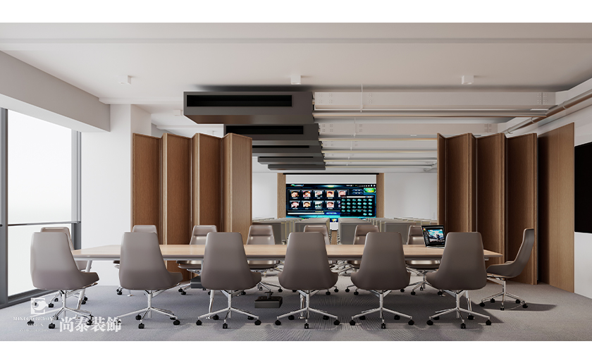 深圳龍崗2000平米新材料公司辦公樓廠房辦公室設(shè)計(jì)案例