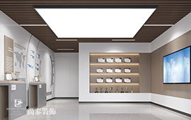 辦公室設計:250平米機械電子公司辦公室裝修設計案例