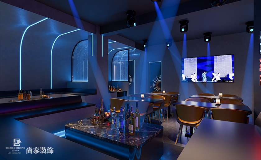 深圳龍崗240平米清吧酒吧裝修設計案例