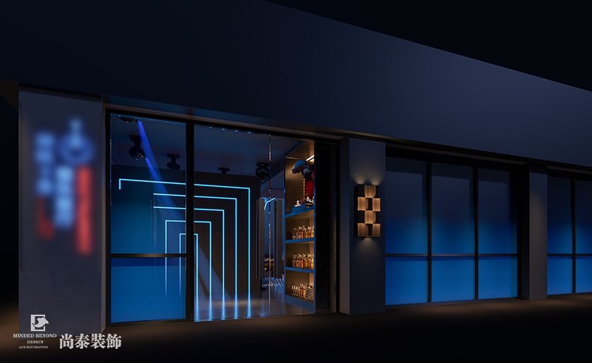 深圳龍崗240平米清吧酒吧裝修設計案例