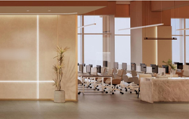 深圳辦公室裝修設計案例:1200平米家居行業公司