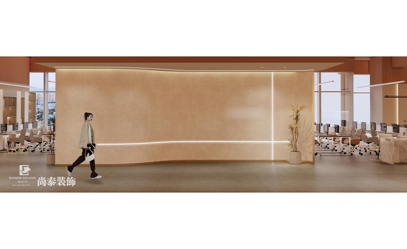 深圳辦公室裝修設計案例:1200平米家居行業公司