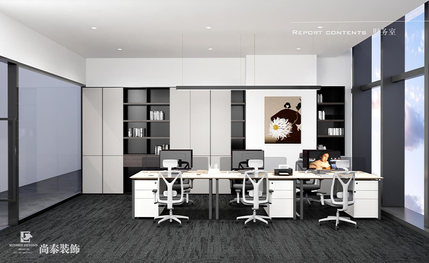 深圳辦公室裝修設計案例:1200平米家居行業公司