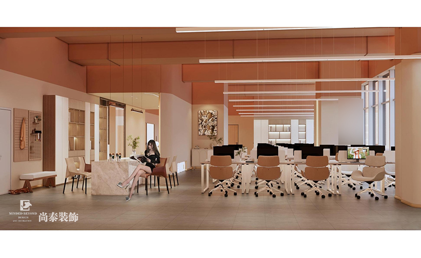 深圳辦公室裝修設計案例:1200平米家居行業公司