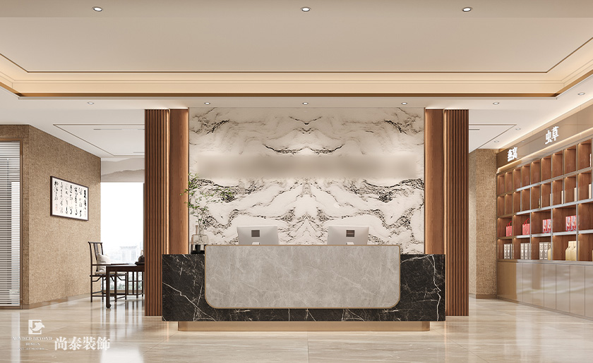 300平米健康公司深圳龍華樂創薈大廈辦公室裝修設計