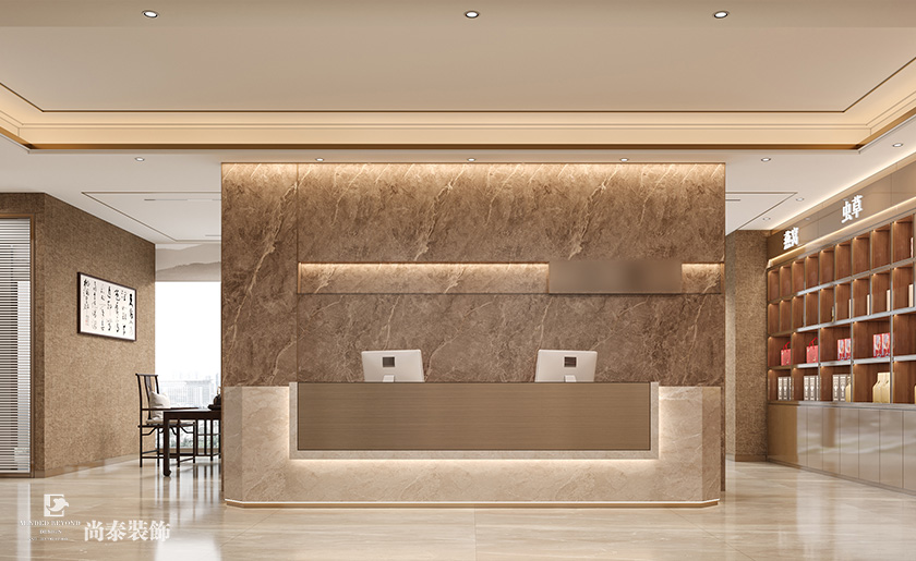 300平米健康公司深圳龍華樂創薈大廈辦公室裝修設計