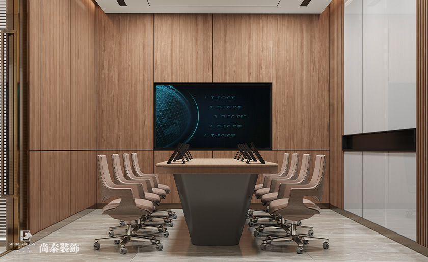 300平米健康公司深圳龍華樂創薈大廈辦公室裝修設計