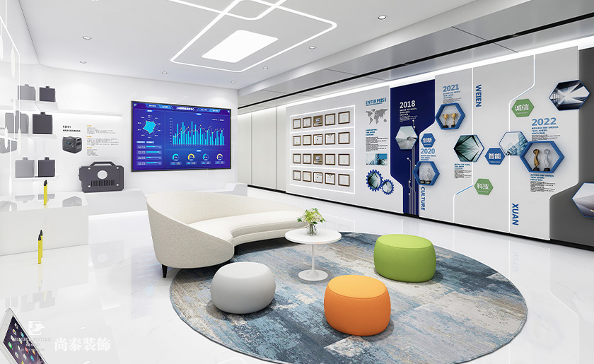 1400平米智能科技公司深圳寫字樓辦公室裝修設計案例