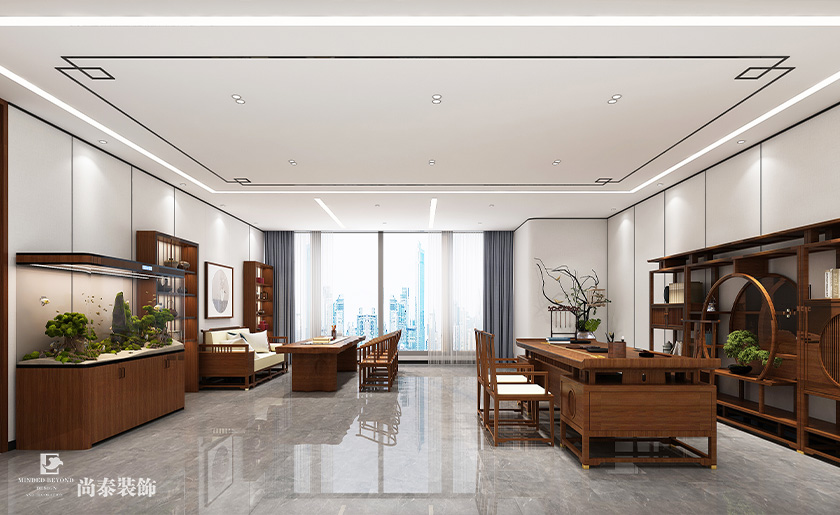 1400平米智能科技公司深圳寫字樓辦公室裝修設計案例