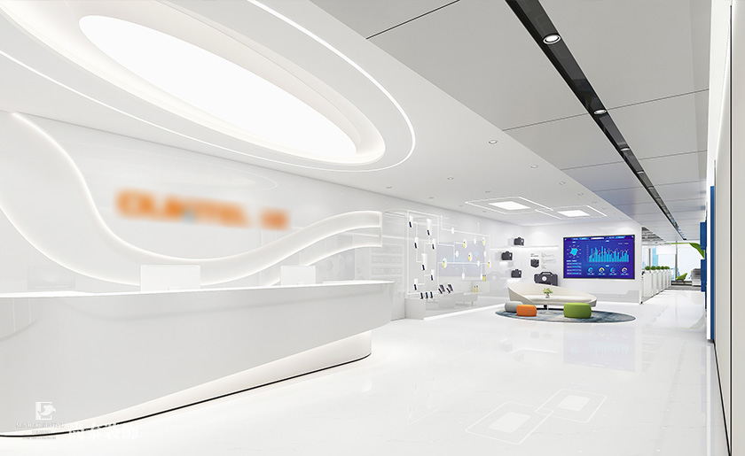 1400平米智能科技公司深圳寫字樓辦公室裝修設計案例