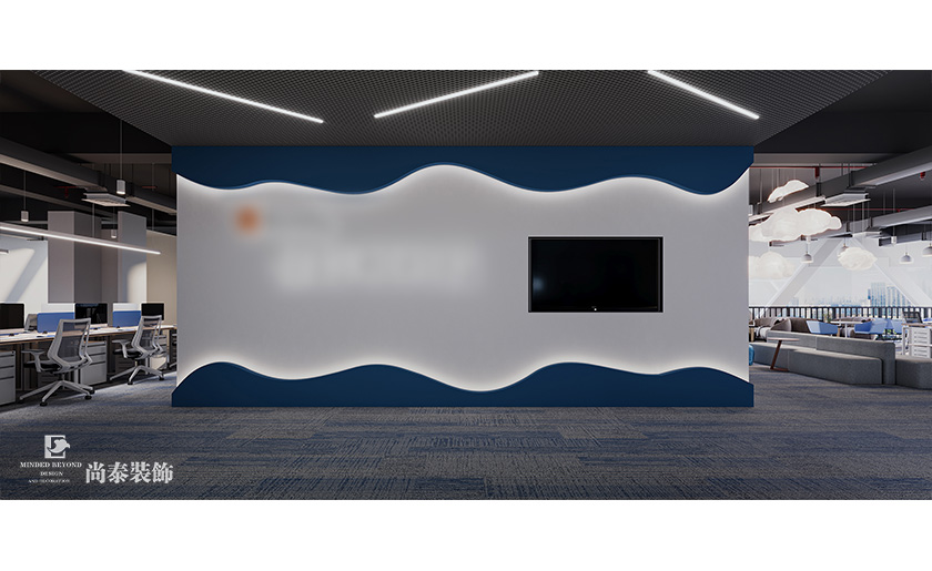 500平米科技公司深圳寫字樓辦公室裝修設計案例