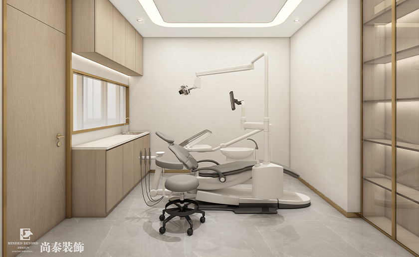 120平米深圳羅湖口腔門診裝修設計效果圖案例