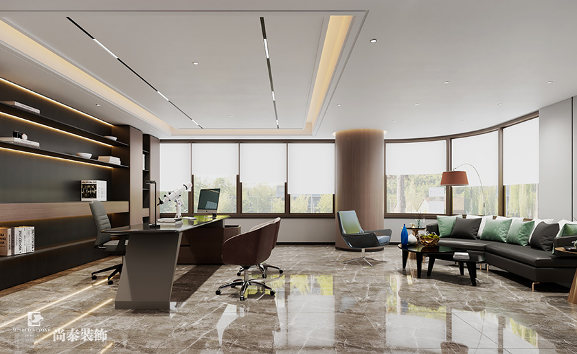 600平米電梯公司深圳羅湖金田大廈寫字樓辦公室翻新裝修設計