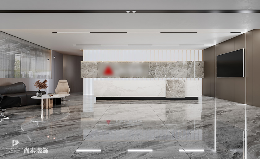 600平米電梯公司深圳羅湖金田大廈寫字樓辦公室翻新裝修設計