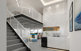 700平米科技公司深圳南山方大城寫字樓辦公室裝修設計案例