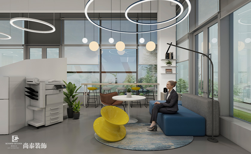 200平米信息技術(shù)公司深圳南山萬科云城設(shè)計(jì)公社寫字樓辦公室設(shè)計(jì)