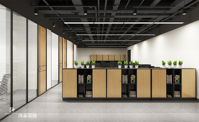 200平米電子電商公司深圳南山智谷寫字樓辦公室裝修設計案例