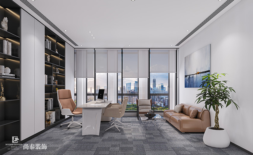 420平米數(shù)字營(yíng)銷公司深圳南山軟件產(chǎn)業(yè)基地辦公室裝修設(shè)計(jì)案例