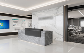 深圳南山泰邦科技大廈寫字樓350平米電子科技公司辦公室裝修設計案例