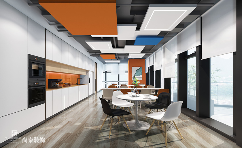 深圳南山同方信息港寫字樓2100平米芯片研發設計公司辦公室裝修設計