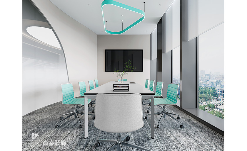 深圳南山陽光保險大廈寫字樓700平米信息科技公司辦公室裝修設計案例