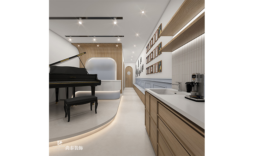 200平米深圳南山鋼琴教育機構琴行門店裝修設計