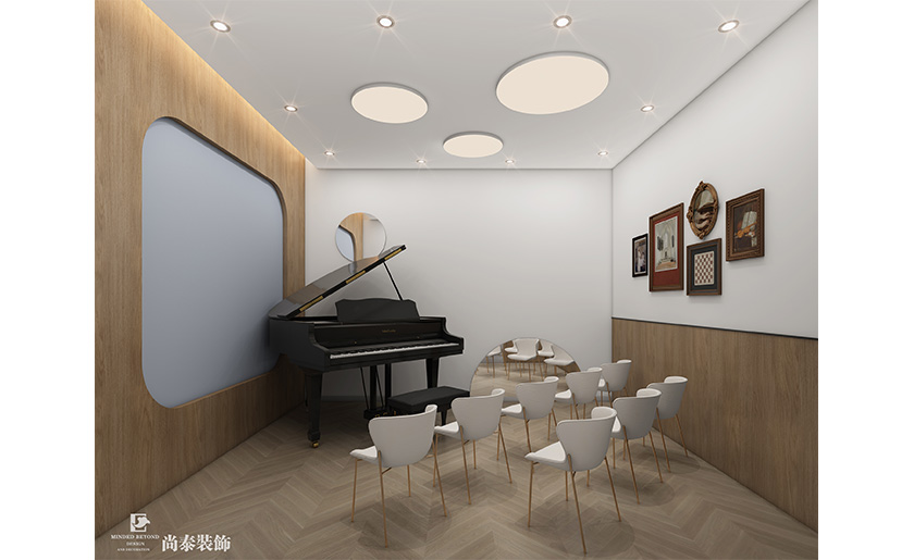 200平米深圳南山鋼琴教育機構琴行門店裝修設計