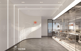 深圳南山智谷寫字樓350平米環保節能科技公司辦公室裝修設計