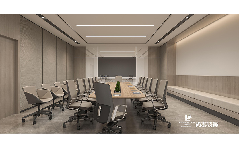 深圳南山智谷寫字樓350平米環(huán)保節(jié)能科技公司辦公室裝修設(shè)計(jì)