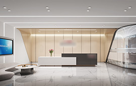 深圳科技公司南山智谷寫字樓辦公室裝修設計案例