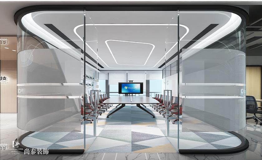 深圳科技公司南山智谷寫字樓辦公室裝修設計案例