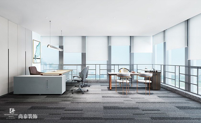 深圳科技公司南山智谷寫字樓辦公室裝修設計案例